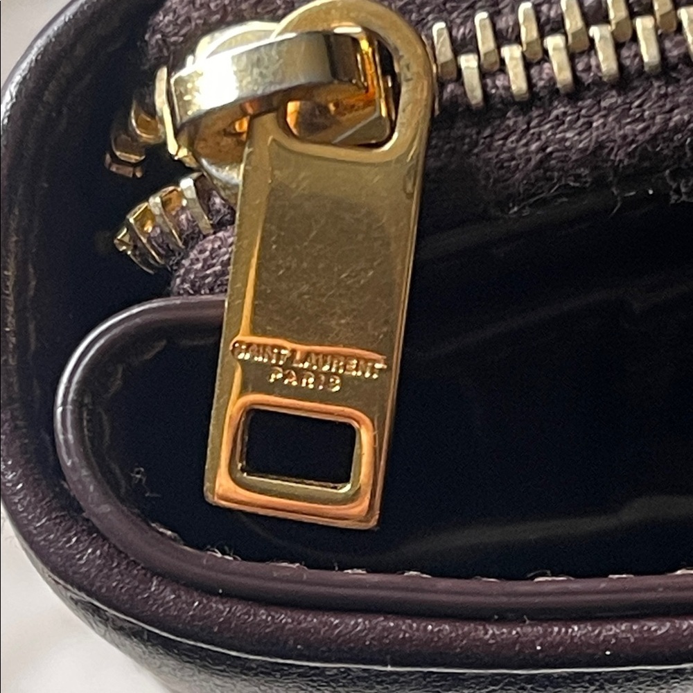 Saint Laurent Quilted Joan Zip Around Wallet - Picture 5 of 9